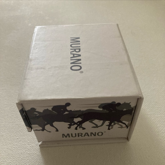 Mens Murano Corsa Di Cavalli Collection Cufflinks Horseshoe - Picture 5 of 7